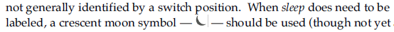 Figure 9: Example of S used in running text, in a monograph from 2002. From Bruce Nordman. Power switch labeling for medical and other devices. Technical report, Lawrence Berkeley National Laboratory, November 18, 2002., p. 2 (used by permission).